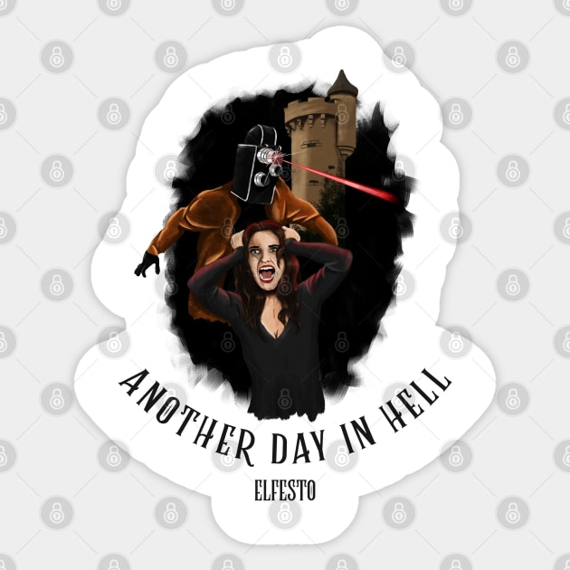 Another Day in Hell Sticker by YungBick